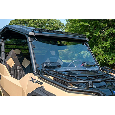 Seizmik Toolless Versa-Vent UV1 Windshield Kit for Polaris Generals